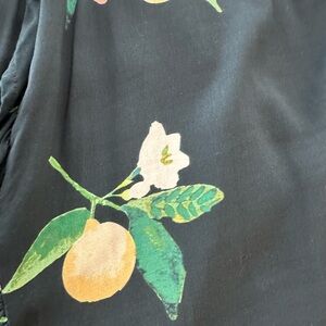 Rials Floral Print Black Dress size medium